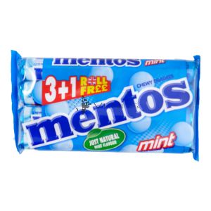 Mentos Mint Rolls 1Pack (4x38g)