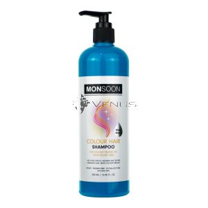 Monsoon Colour Hair Shampoo 500ml Colour Treated Or Highlighted Hair