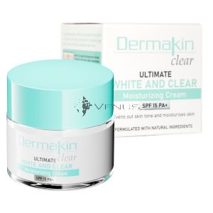 Dermakin Clear Ultimate White And Clear Moisturizing Cream SPF 15 PA+ 70ml