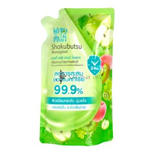 Shokubutsu Bodywash Refill 400ml Green Healthy Plus