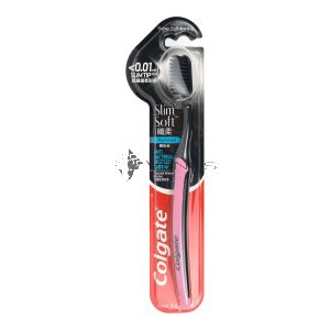 Colgate Toothbrush Slim Soft Charcoal 1s