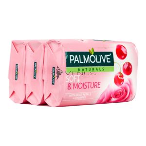 Palmolive Natural Soap Milk and Rose Petals 3X80g