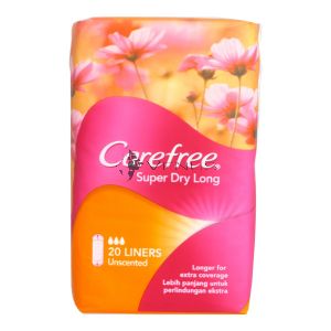 Carefree Super Dry Long Unscented 20s