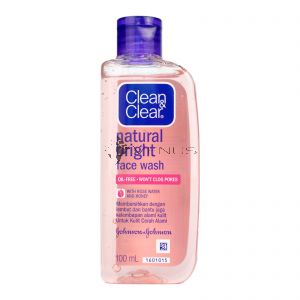 Clean & Clear Natural Bright Facial Wash 100ml With Rose Water & Honey