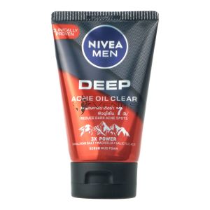 Nivea Men Deep Acne Oil Clear Face Wash 100ml