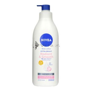 Nivea Body Lotion Extra White Radiant & Smooth UV 350ml (Bright)