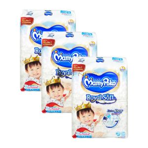 MamyPoko Royal Soft Tape Diaper XL 50S (1Carton=3packs)