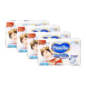 MamyPoko Royal Soft Tape Diaper XXL 28S (1Carton=4pack)