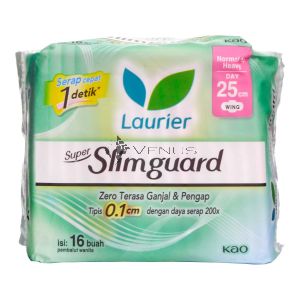 Laurier Super Slimguard Heavy Day 25cm Wing 16S