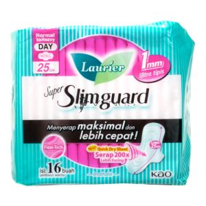 Laurier Super Slimguard Heavy Day 25cm Wing 16S