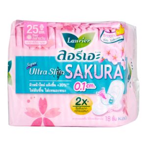 Laurier Super Ultra Slim Sakura 25cm Day 18s