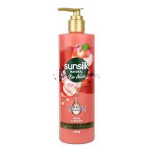 Sunsilk Natural Shampoo 380ml Smooth & Shine Miracle Moringa Oil