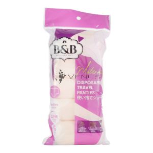 Belle And Bell Ladies One-Size 5s Pink Maternity Disposable Travel Panties 85cm-103cm