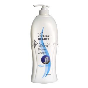 Venus Shower Cream 1L Whitening Goat Milk