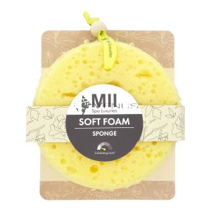 Mii Bath Sponge With Ribbon Circle Beads & Opp Bag 1s