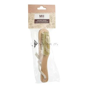 Mii WL015 Natural Wood Foot File With Brush 1s B