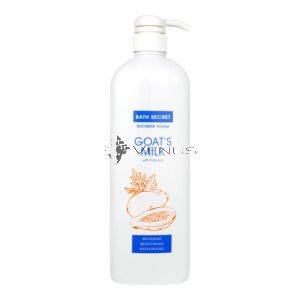 Bath Secret Shower Foam 1050g Goat's Milk with Papaya 