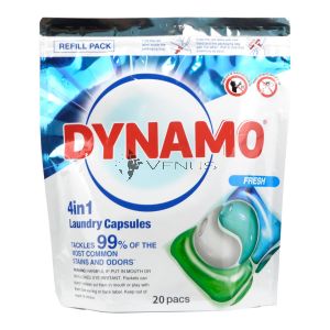 Dynamo 4in1 Laundry Capsules Refill 20s Fresh