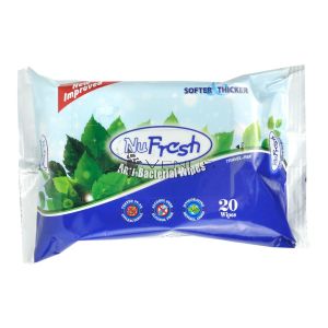 Nufresh Anti-Bacterial Wipes 20s