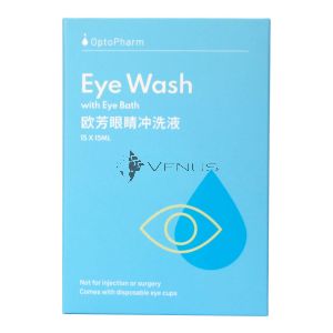 Optopharm Eye Wash With Eye Bath 15x15ml