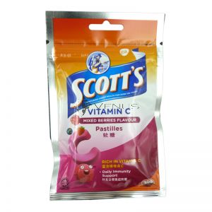 Scott's Vitamin C Pastilles Zipper 30g Mixed Berries