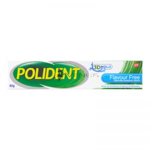 Polident Denture Adhesive Cream 60g Flavour Free