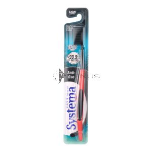 Systema Toothbrush Anti-Bacterial Charcoal Soft 1s