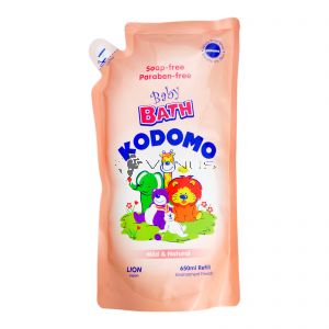 Kodomo Baby Bath Refill 650ml Mild & Natural