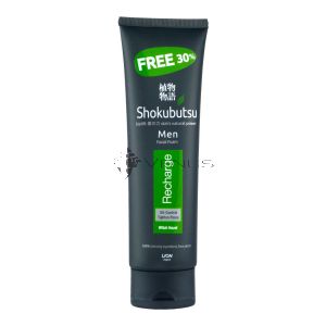 Shokubutsu Men Facial Foam 130g Recharge