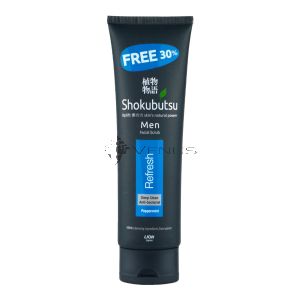 Shokubutsu Men Facial Scrub 130g Refresh