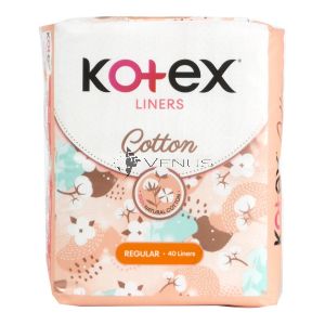 Kotex Liners Regular 40s Cotton