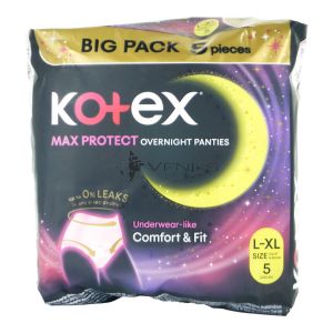 Kotex Overnight Panties Size L-XL 5s