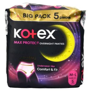 Kotex Overnight Panties Size M-L 5s