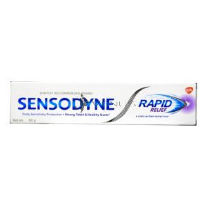 Sensodyne Toothpaste 80g Rapid Relief & Long Lasting Protection