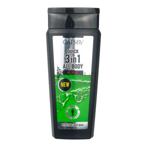 Gatsby Bodywash 250ml Quick 3 In 1 All Body All In One