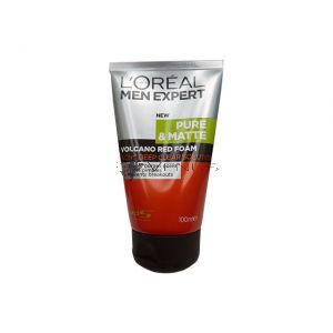 L'Oreal Men Expert Pure & Matte Volcano Red Foam 100ml