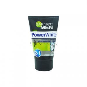 Garnier Men PowerWhite Shaving+Cleansing Brightening Foam 100ml