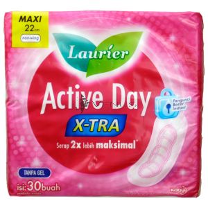 Laurier Active Day X-TRA Maxi 22cm 30s