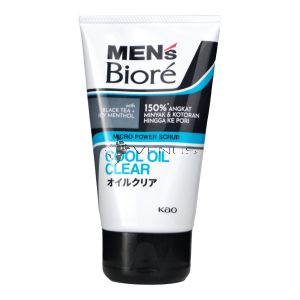 Biore Men Facial Foam Cool Oil Clear 100g