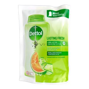 Dettol Bodywash Refill 250g Lasting Fresh