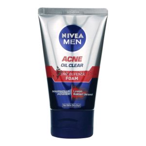 Nivea Men Acne Oil Clear Facial Foam 100ml Acne Defense