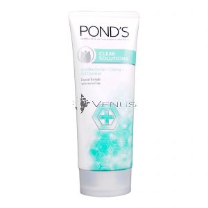 Pond's Clear Solutions Anti-Bacterial + Clarity Facial Scrub Green 100g