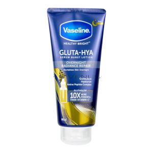 Vaseline Healthy Bright Gluta-Hya Serum Burst Lotion 330ml Overnight Radiance Repair