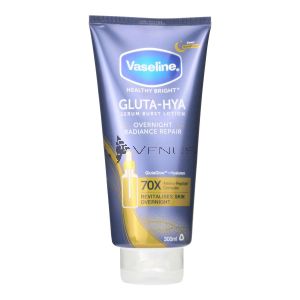 Vaseline Healthy Bright Gluta-Hya Serum Burst Lotion 300ml Overnight Radiance Repair