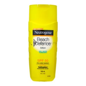 Neutrogena Beach Defence Sun + Water Sunscreen lotion SPF 50 198ml