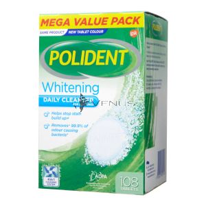 Polident Denture Cleanser Whitening 108s