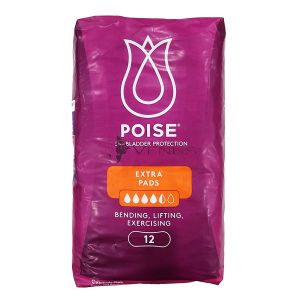 Poise Pads Moderate 12s Extra 