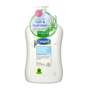 Cetaphil Ultra Gentle Bodywash 1000ml Refreshing