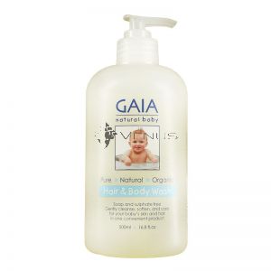 Gaia Natural Baby Hair & Body Wash 500ml