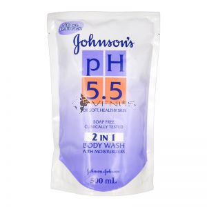 Johnson's PH5.5 Bodywash 500ml Refill 2in1
